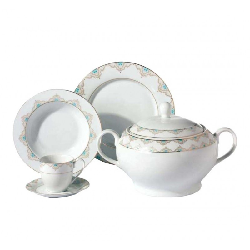 Korkmaz Bıanca Collectıon 86 Parça 12 Kişilik Yemek Takımı A8026