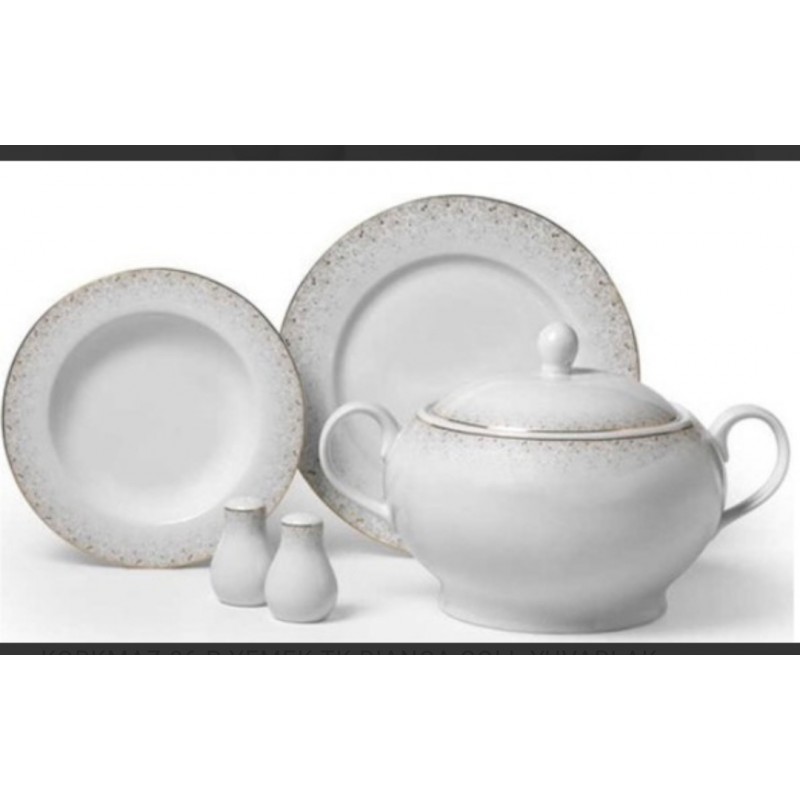 Korkmaz Bıanca Collectıon 86 Parça 12 Kişilik Yemek Takımı A8040