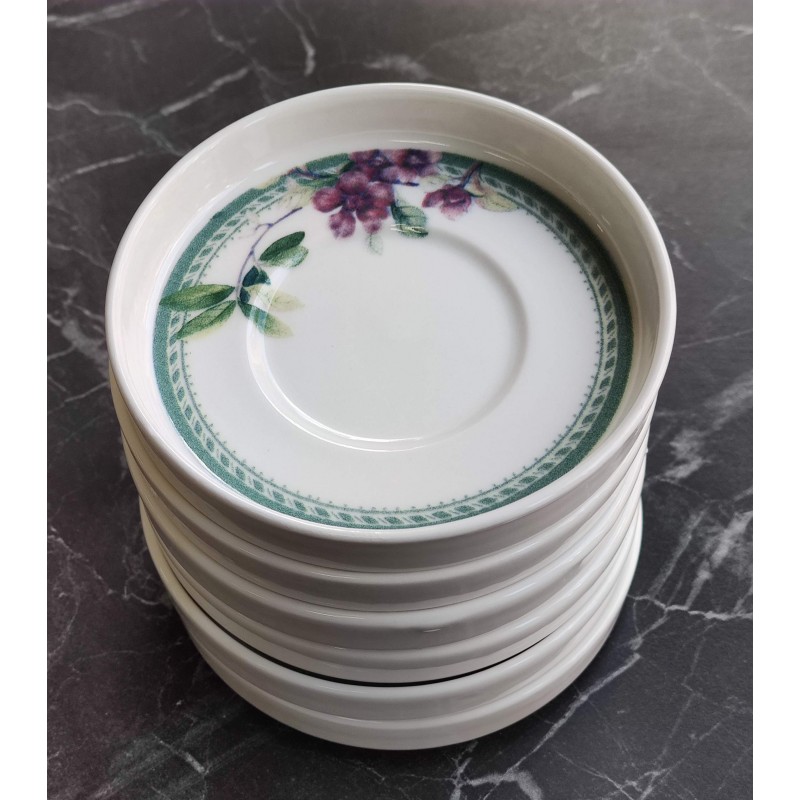 porselen çerezlik çay tabağı tatlı tabağı 6lı desenli porselen çerezlik çay tabağı tatlı tabağı 6lı desenli