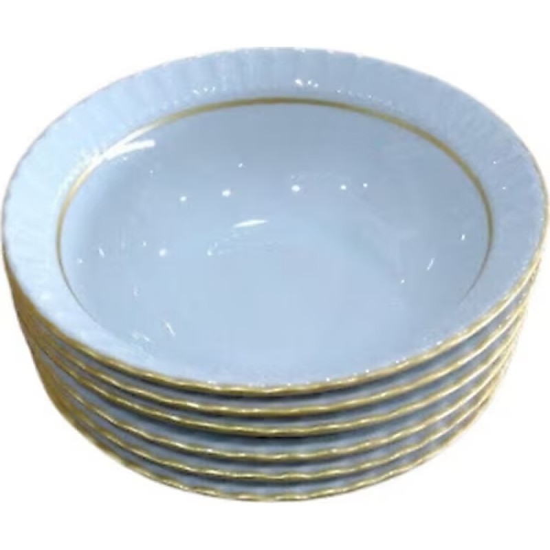 Kütahya Porselen Sedef Yaldızlı Kase 6lı