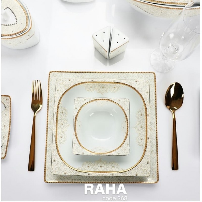 Porselen kare yemek takımı çeyizlik raha Porselen kare yemek takımı çeyizlik raha