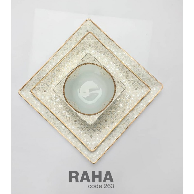 Porselen kare yemek takımı çeyizlik raha Porselen kare yemek takımı çeyizlik raha