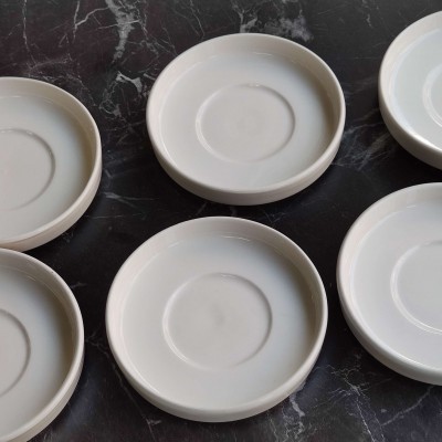 porselen çerezlik çay tabağı tatlı tabağı 6lı sade