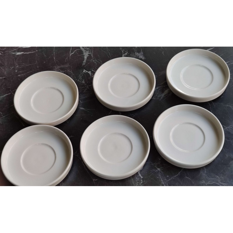 porselen çerezlik çay tabağı tatlı tabağı 6lı sade