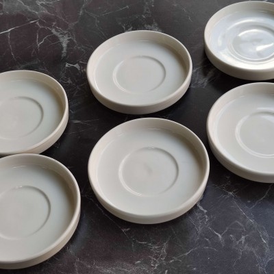 porselen çerezlik çay tabağı tatlı tabağı 6lı sade