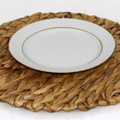 Kütahya Porselen Sedef Yaldızlı 25 Cm servis Tabağı 12li