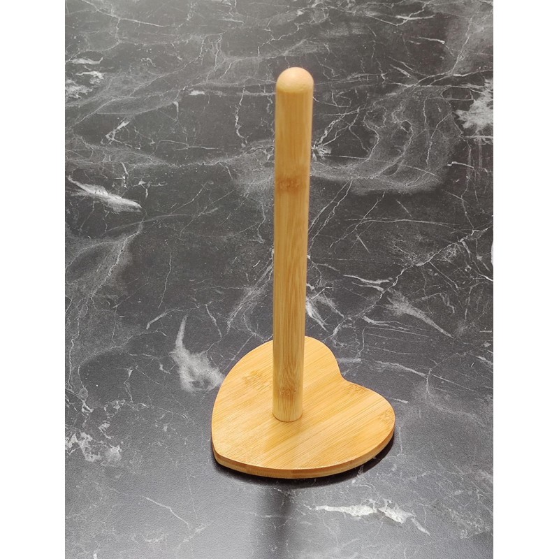 Bambu Havlu ve Peçetelik Asma Aparatı 28 cm Şık ve Pratik Kağıtlık kalp Bambu Havlu ve Peçetelik Asma Aparatı 28 cm Şık ve Pratik Kağıtlık kalp