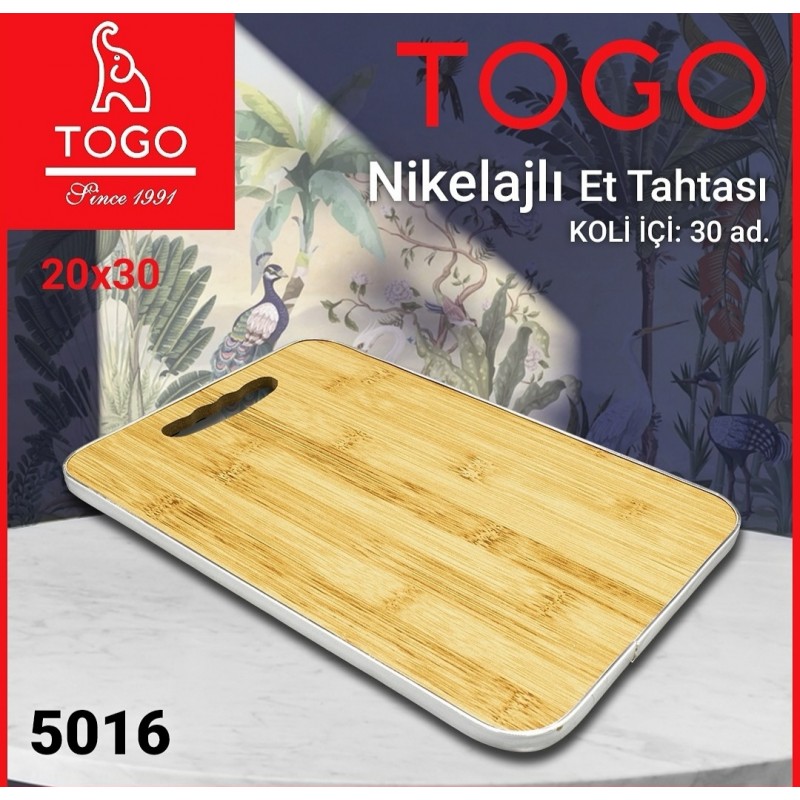 Kesme Tahtası ahşap togo gümüş 30x20