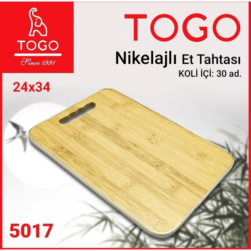 Kesme Tahtası ahşap togo gümüş 34x24