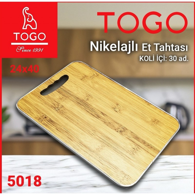Kesme Tahtası ahşap togo gümüş 40x24