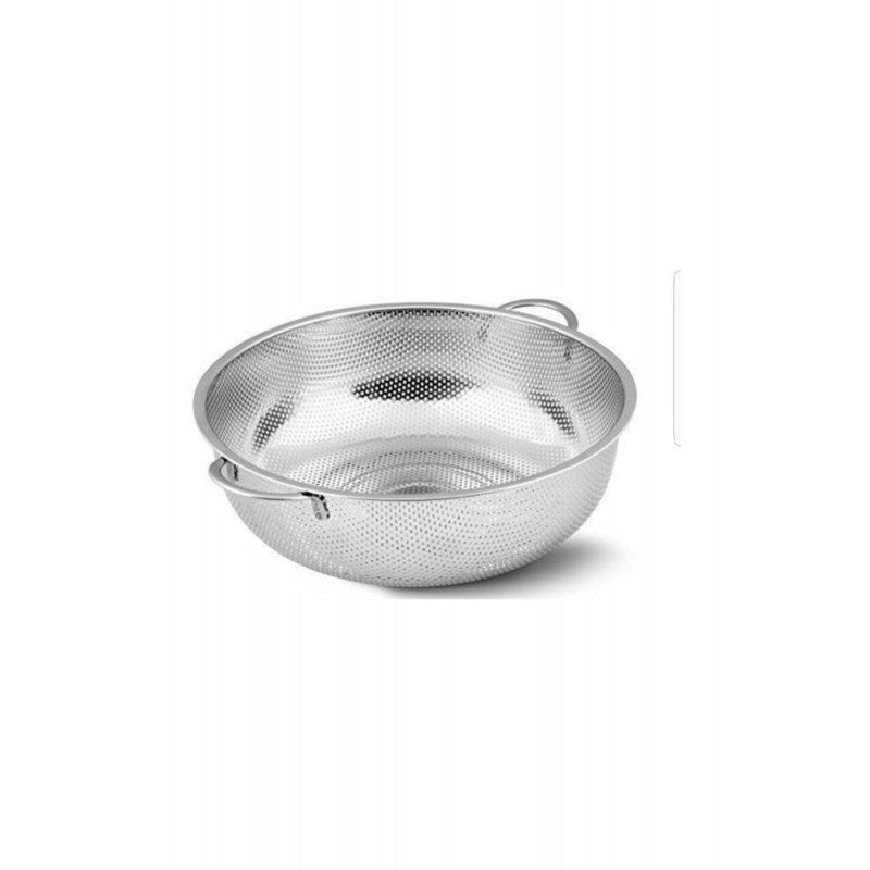 paslanmaz delikli süzgeç makarna süzgeç 26cm