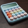 Hesap Makinesi 12 Haneli Yuvarlak Tuşlu Şirin Pinterest mavi