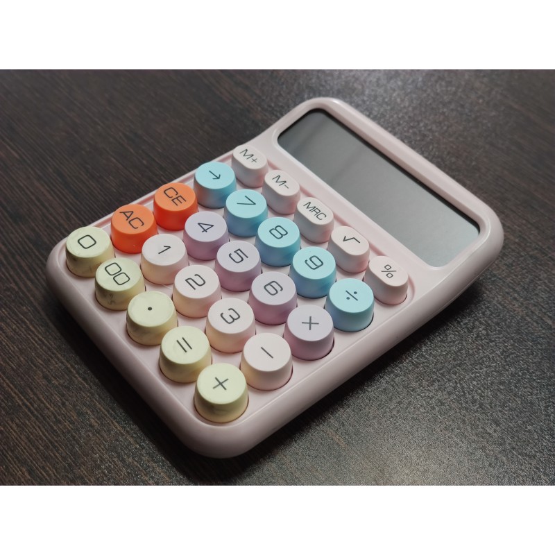 Hesap Makinesi 12 Haneli Yuvarlak Tuşlu Şirin Pinterest pembe