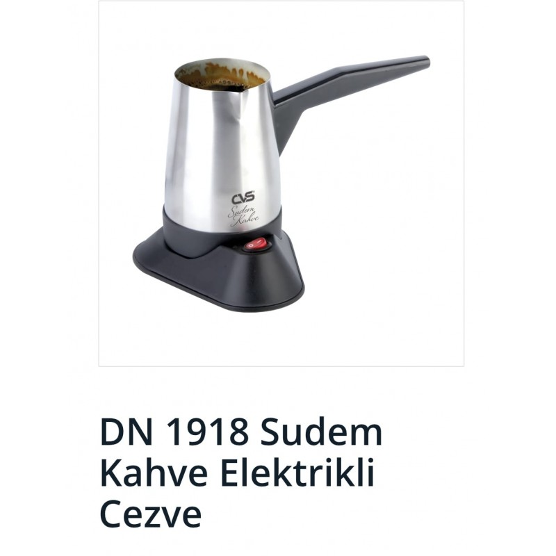 Cvs DN 1918 Sudem Kahve Elektrikli Cezve