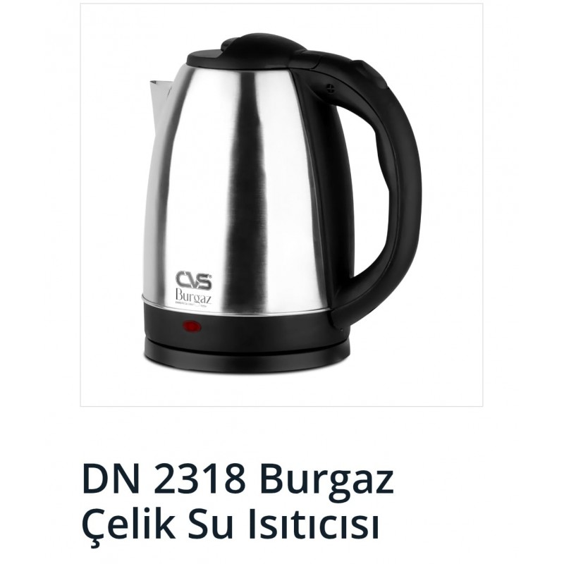Cvs DN 2318 Burgaz Çelik Su Isıtıcısı 304 çelik