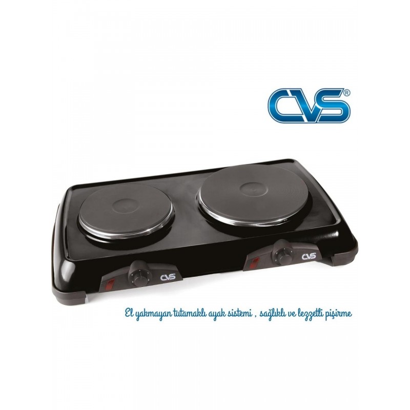 Cvs DN 202 İki Gözü Elektrikli Pleyt Ocak 2500W