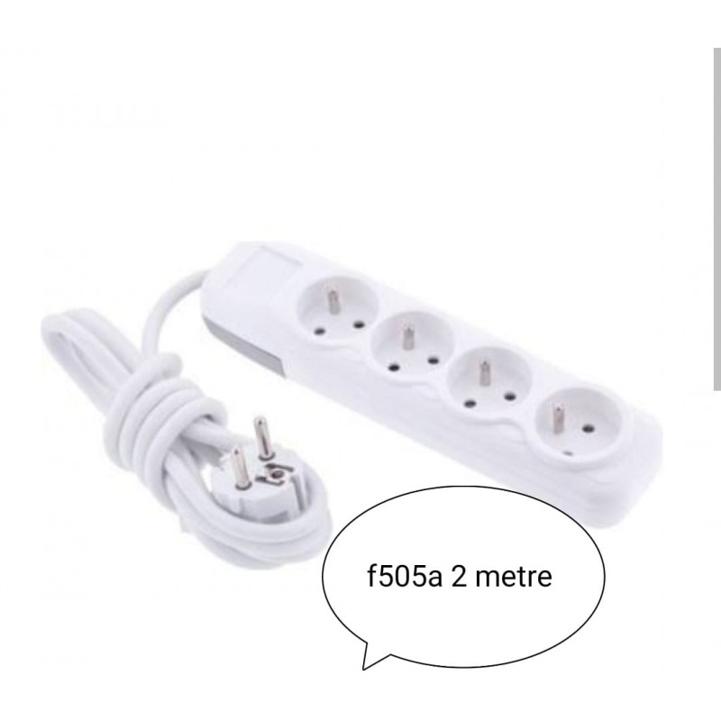 Fiş Priz 4Lü grup 2 metre lara serisi 9240 F505A