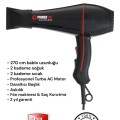 Powertec TR-901 Turbo Professional Series Fön Makinesi  Saç Kurutma 2500w Performans