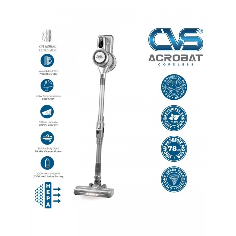 Cvs Dn 4731 Cordless Katlanır Şarjlı Dijital Dik Süpürge Cvs Dn 4731 Cordless Katlanır Şarjlı Dijital Dik Süpürge
