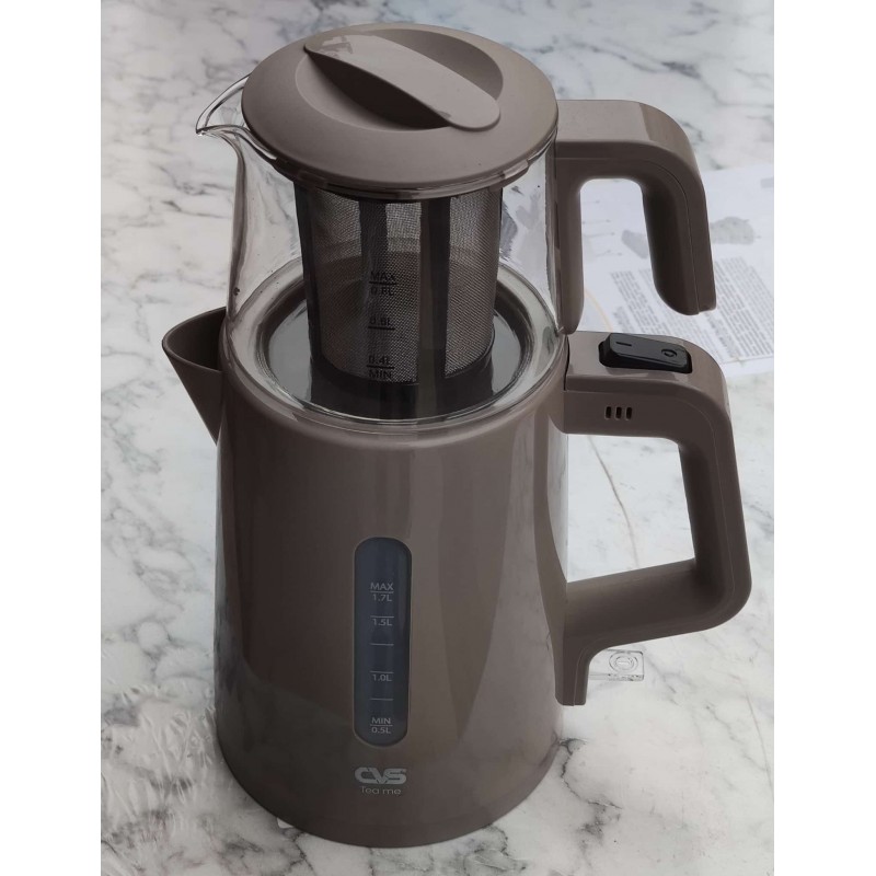 Cvs Dn 1540 tea me Elektrikli cay Makinesi cam krem Cvs Dn 1540 tea me Elektrikli cay Makinesi cam krem