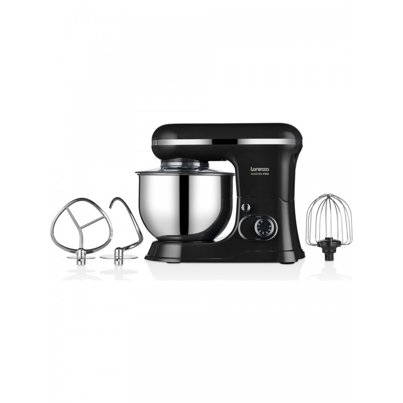 Lorenzo Master Pro Stand Mixer Hamur Yoğurma Makinesi 1500 W siyah