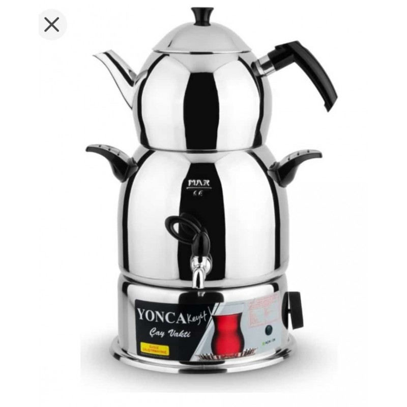 Semaver Çay Makinesi Lines Yonca  4 Litre