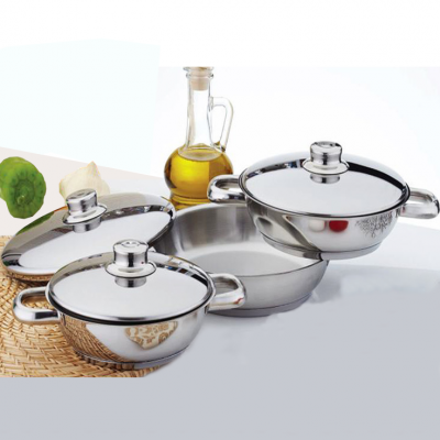 gülsan çelik omlet tava sahan seti 3lü çelik kapaklı gülsan çelik omlet tava sahan seti 3lü çelik kapaklı