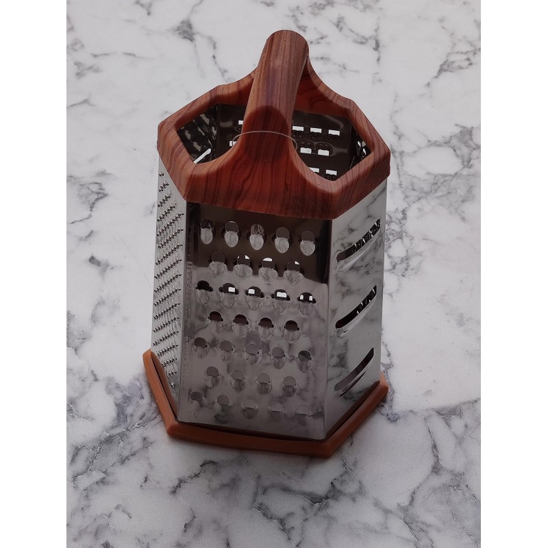 Rende Plastik Saplı Çok Fonksiyonlu Rende 6 Farklı Model 22 cm x 11 cm ahşap renk