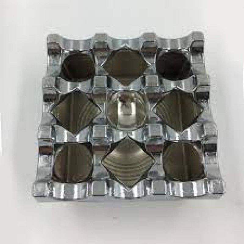 Kül tablası gümüş kare Kül tablası gümüş kare