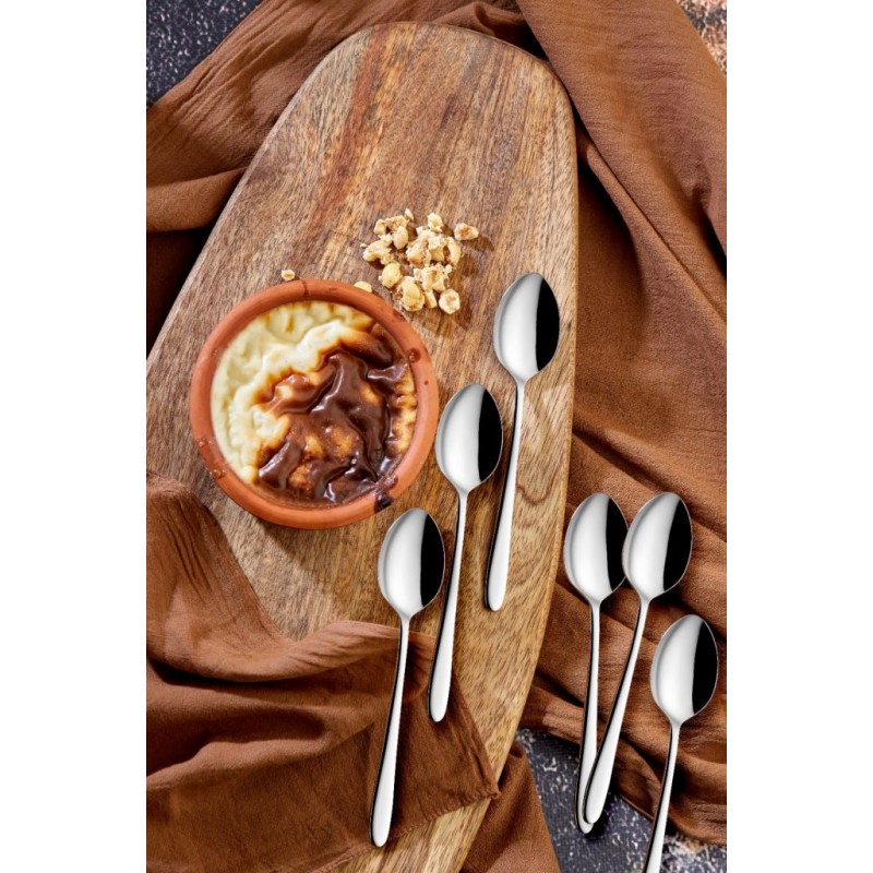 cooker tatlı kaşık nilüfer 6lı set 2,5mm