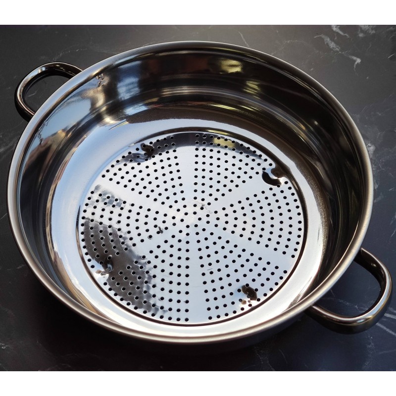 Makarna Süzgeci Kulplu Çelik 2no 28cm