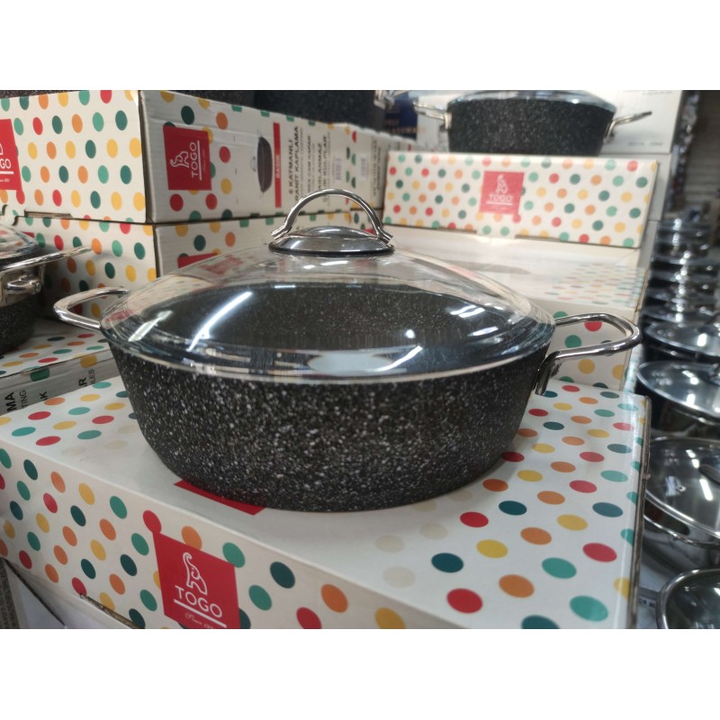 Togo gri granit 24cm pilavlık sarma dolma tenceresi
