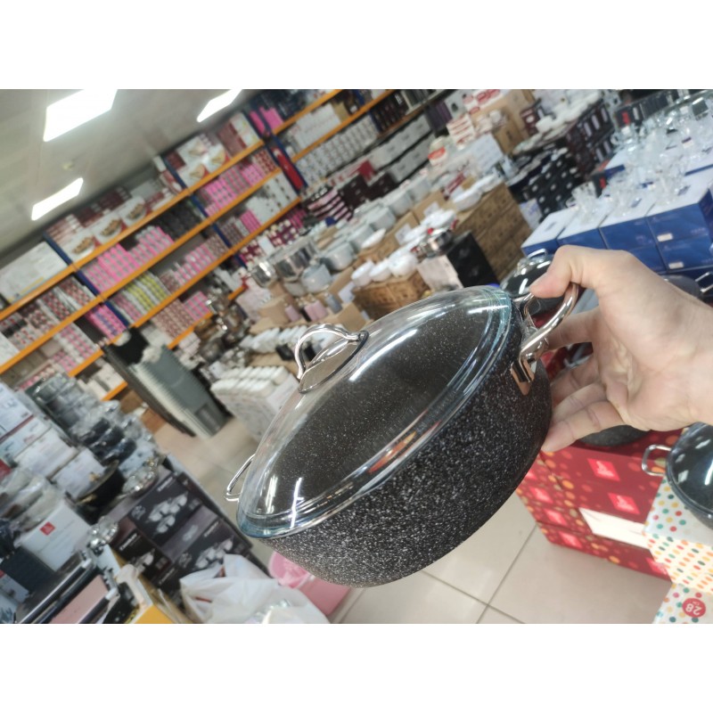 Togo gri granit 28cm pilavlık sarma dolma tenceresi