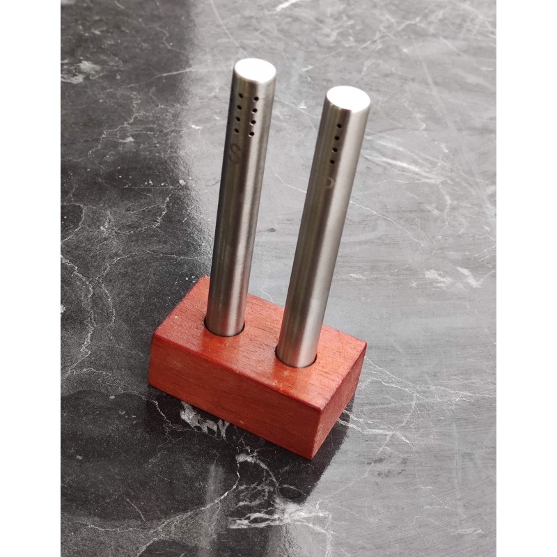 Kafe Restaurant Tuzluk Biberlik Set Ahşap Taban