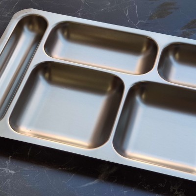 Çelik Paslanmaz Tabldot Tabak 304