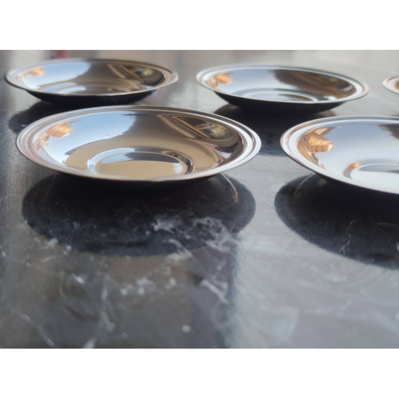 çelik çay tabak sade model 0,80 kalınlık kahveci 304 kalite