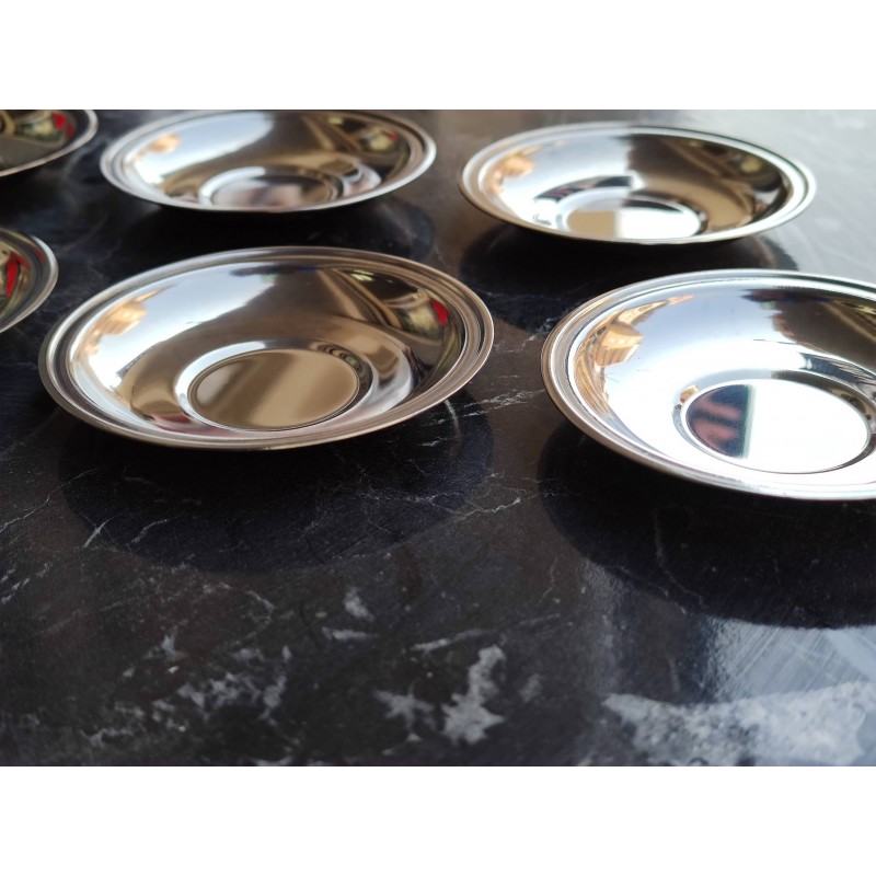 çelik çay tabak sade model 0,80 kalınlık kahveci 304 kalite