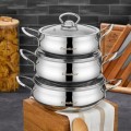 Cooker Paslanmaz Çelik Lara Sahan Seti