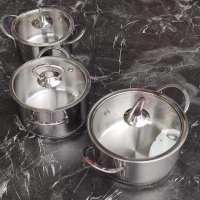 Çelik Minik Tencere 3lü Set 12 cm 14 cm 16 cm