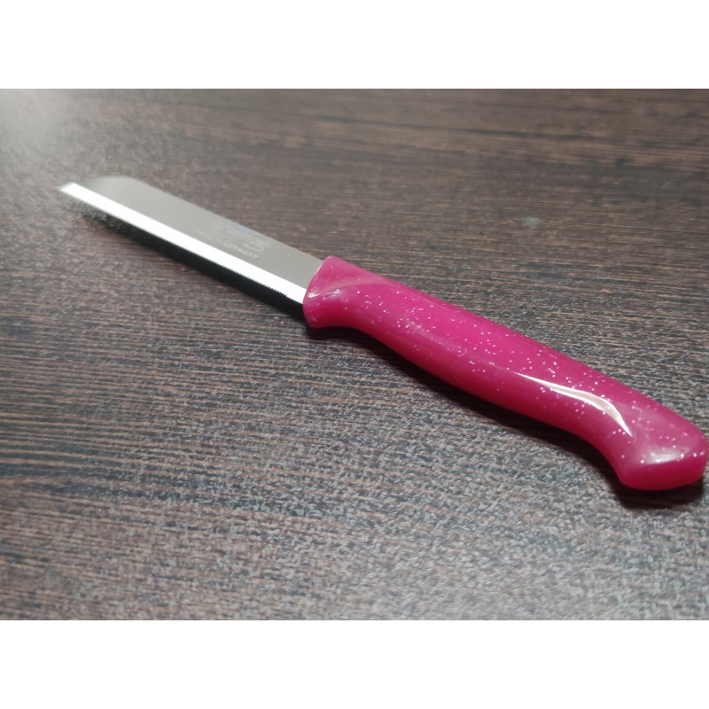 Solingen Tırtıklı Meyve Sebze Bıçağı Çok Keskin fuşya