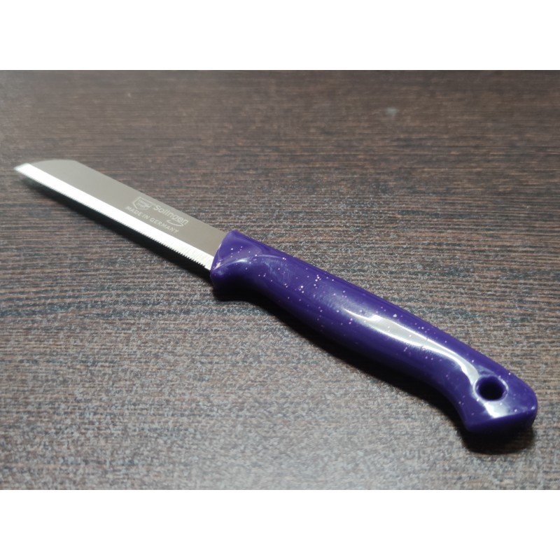 Solingen Tırtıklı Meyve Sebze Bıçağı Çok Keskin mor