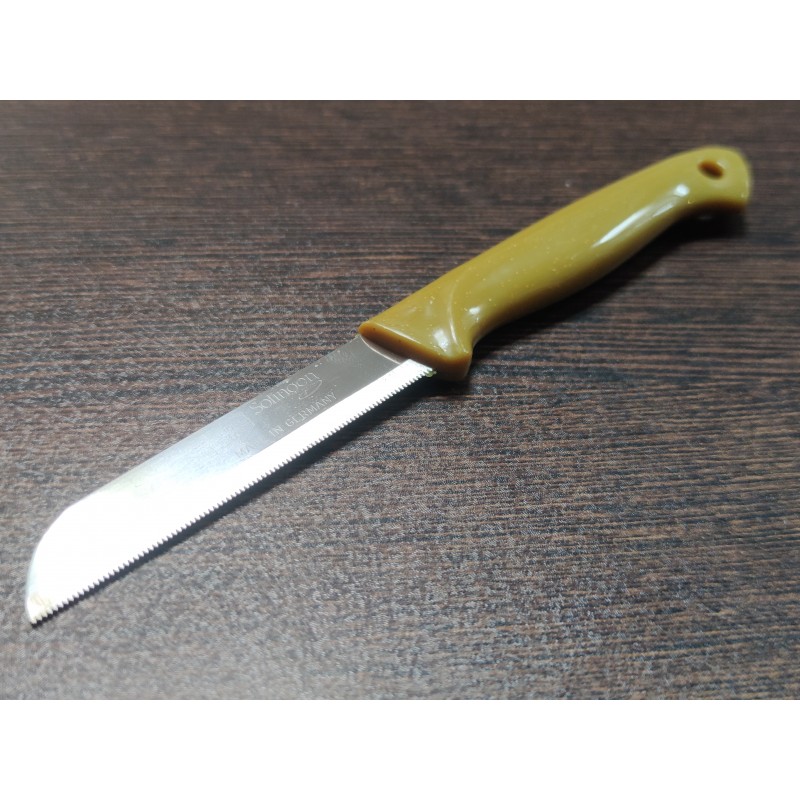 Solingen Tırtıklı Meyve Sebze Bıçağı Çok Keskin sarı altın