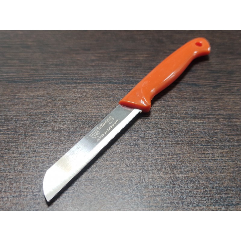 Solingen Tırtıklı Meyve Sebze Bıçağı Çok Keskin turuncu