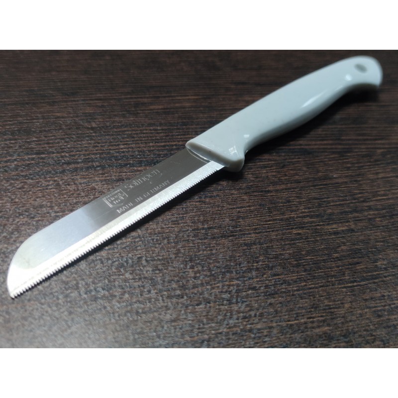 Solingen Tırtıklı Meyve Sebze Bıçağı Çok Keskin beyaz