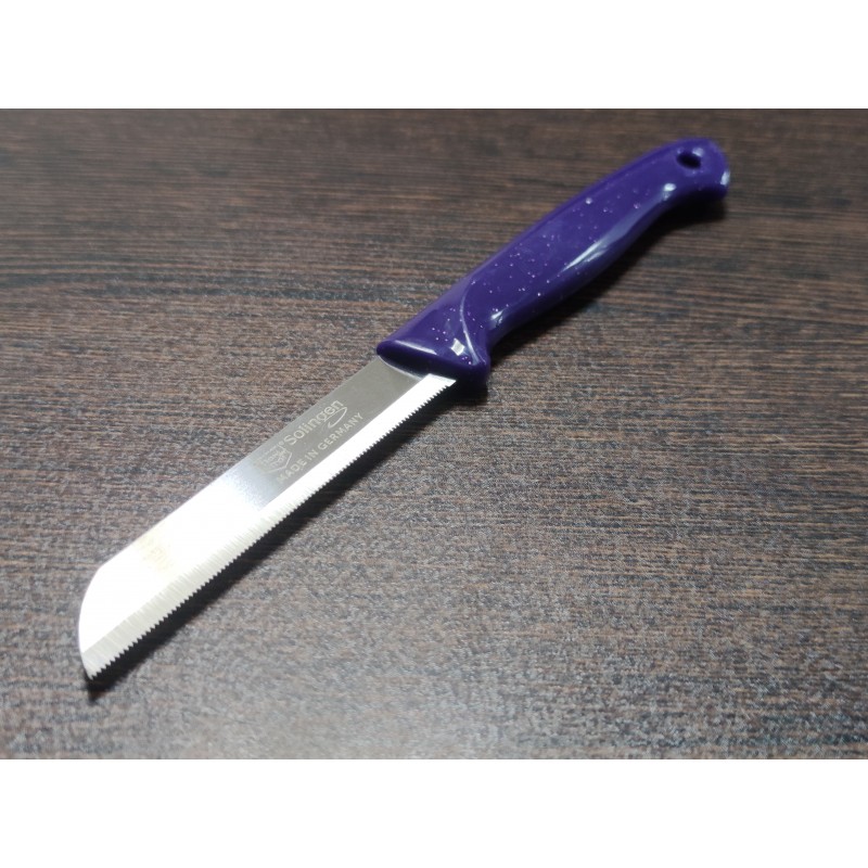 Solingen Tırtıklı Meyve Sebze Bıçağı Çok Keskin mor