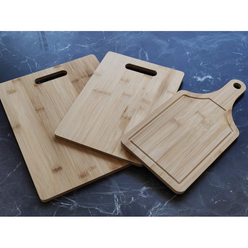 Kesme Tahtası ahşap togo 3lü set