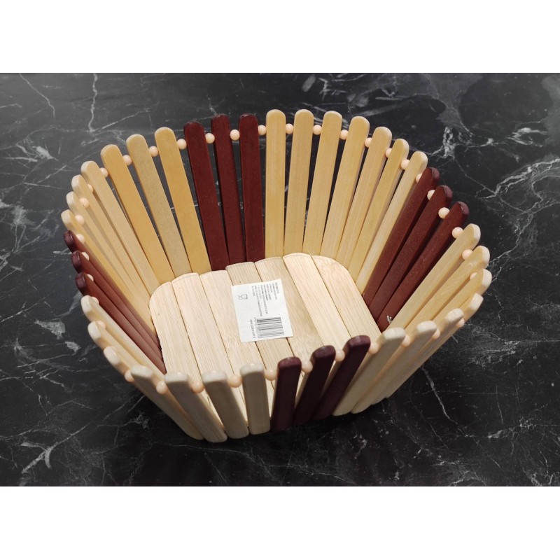 Ekmeklik sunumluk kare ahşap