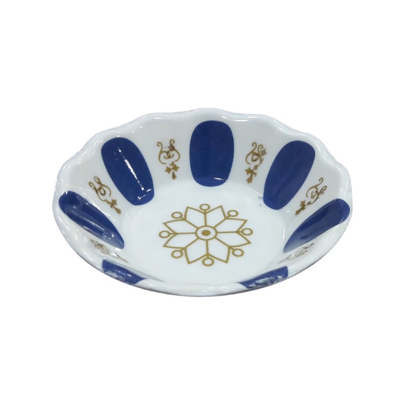 Melamin kırılmaz çay tabağı kahveci mavi