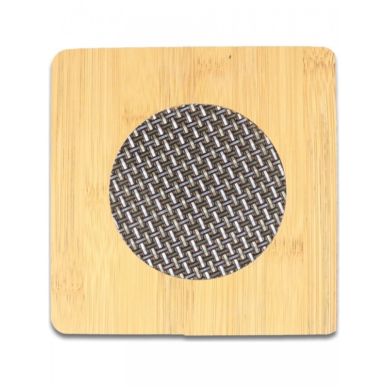 nihale ahşap bambu tencere altı kare