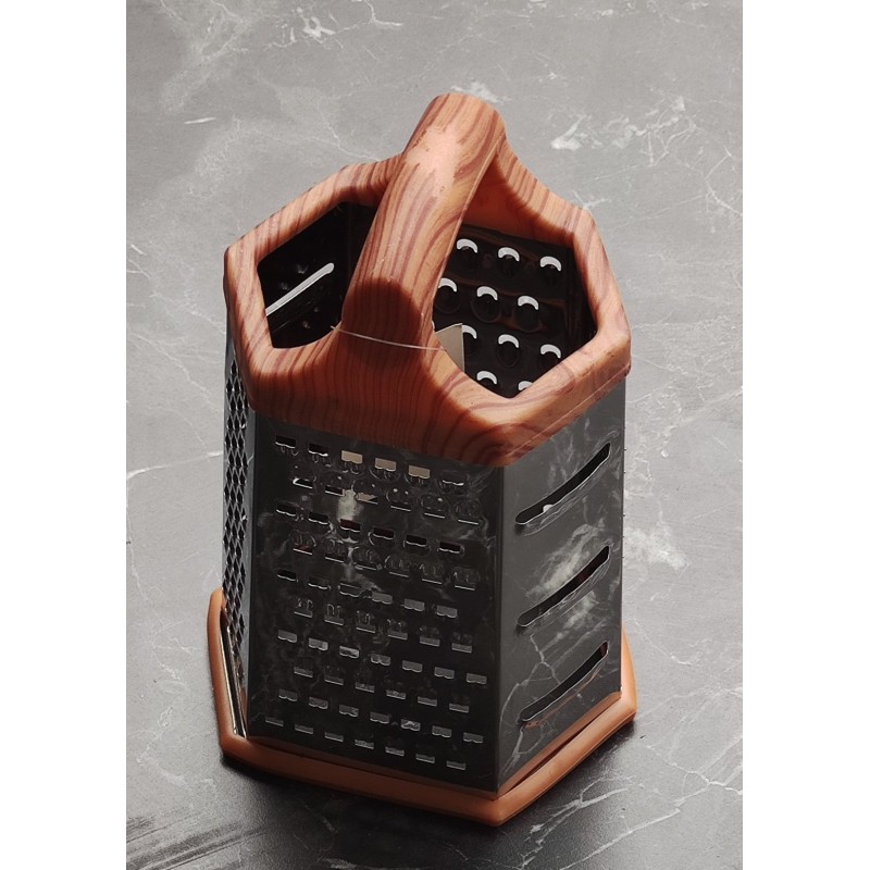 Rende Plastik Saplı Çok Fonksiyonlu Rende 6 Farklı Model 22 cm x 11 cm ahşap renk